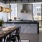 a large kitchen with a large island